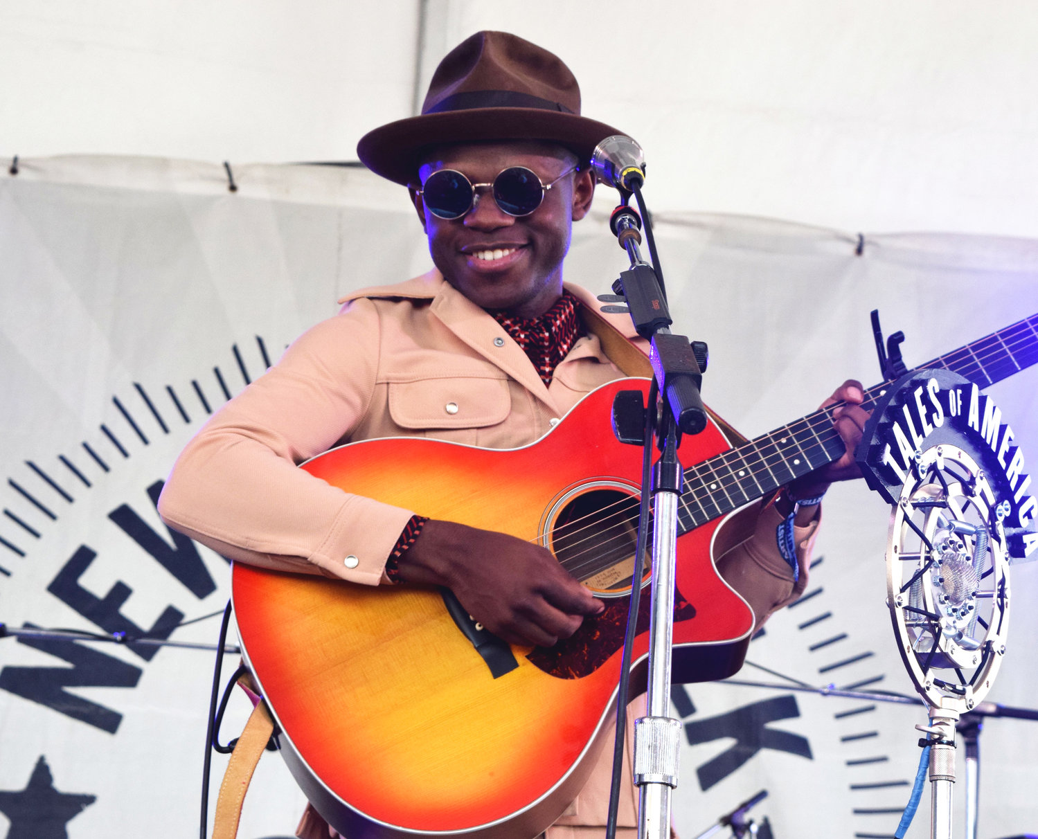 J.S. Ondara, originally from Nairobi, Kenyan, moved to Minnesota to follow the roots of Bob Dylan's music, what he called his "gateway drug" into folk music.